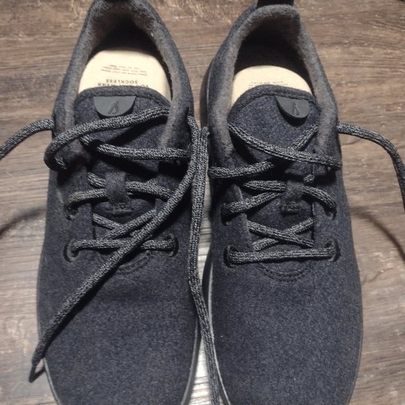 Allbirds Wool Runners Natural Black Merino Sneaker size W10 - Picture 1 of 3